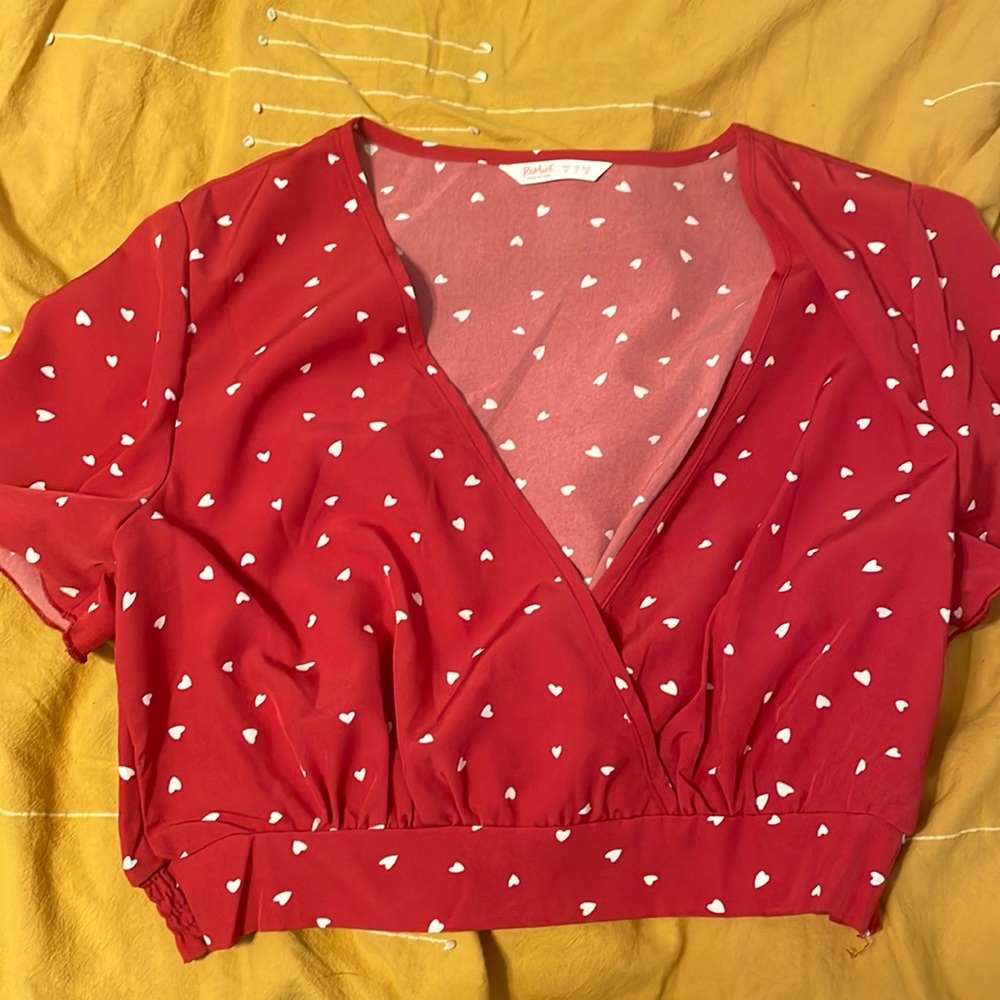 V neck shirt for valentines